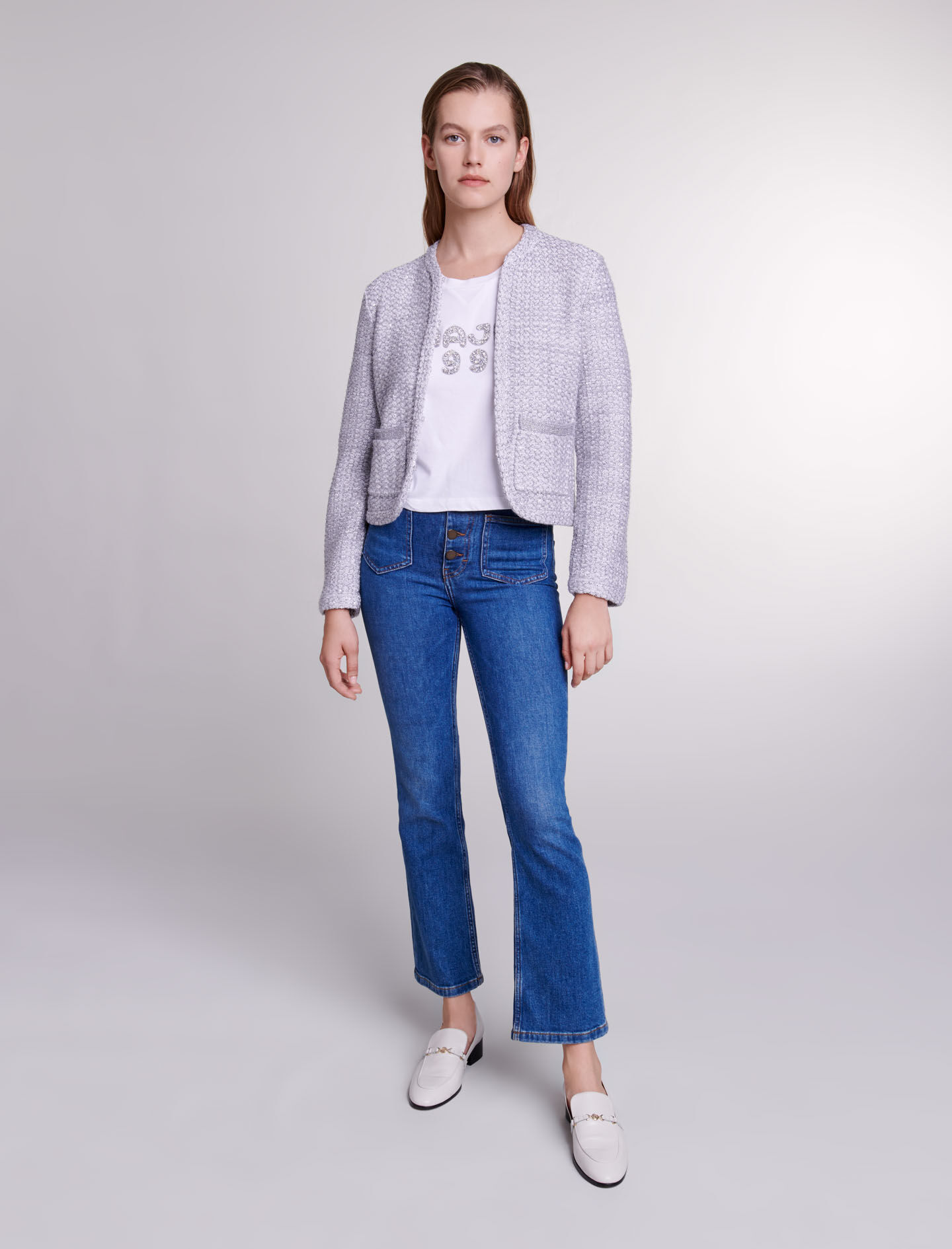 Maje tweed cardigan outlet