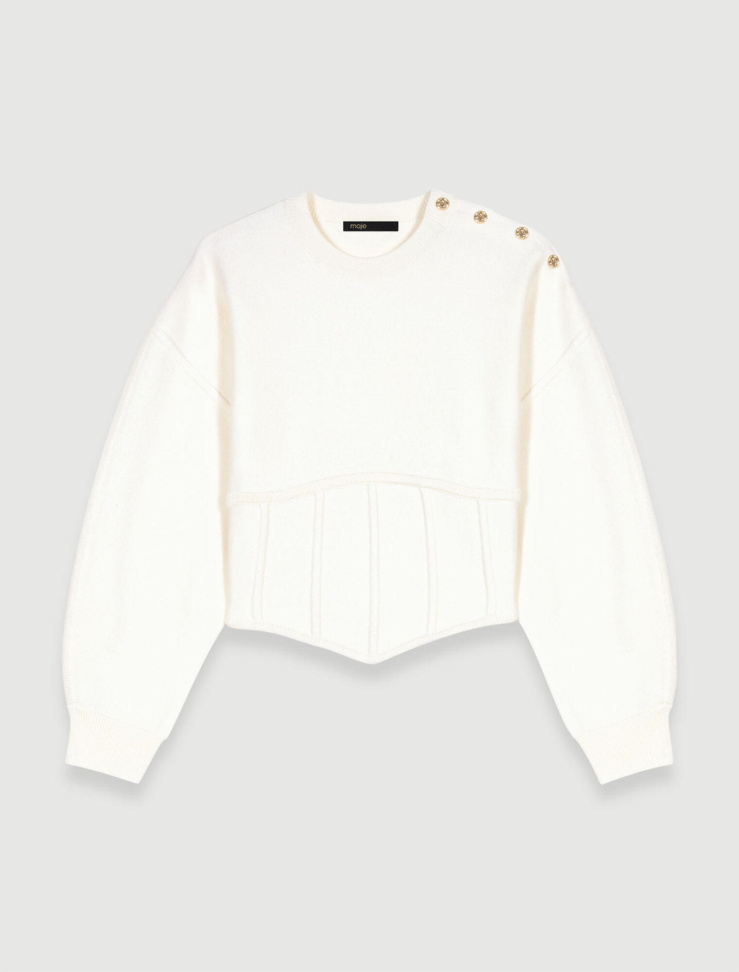 Pull corset en maille