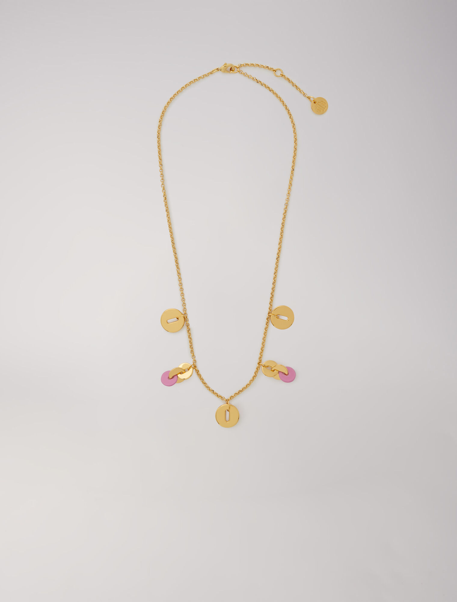Collier chaîne à pendentifs