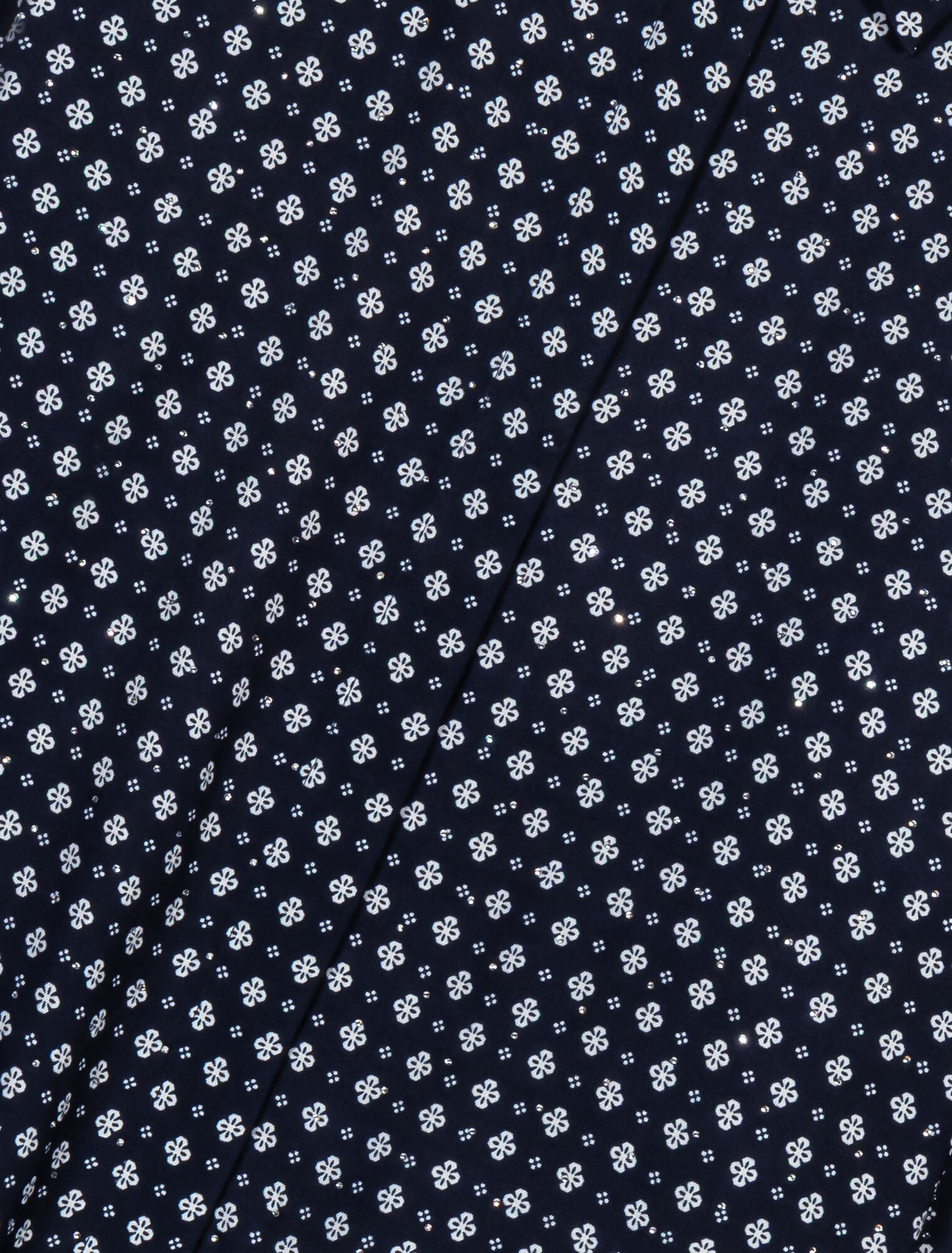 Chemise imprim&eacute;e et strass&eacute;e
