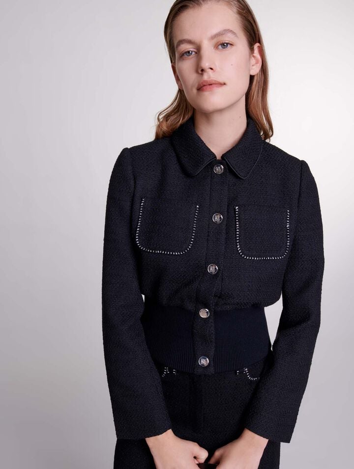 Blouson en tweed