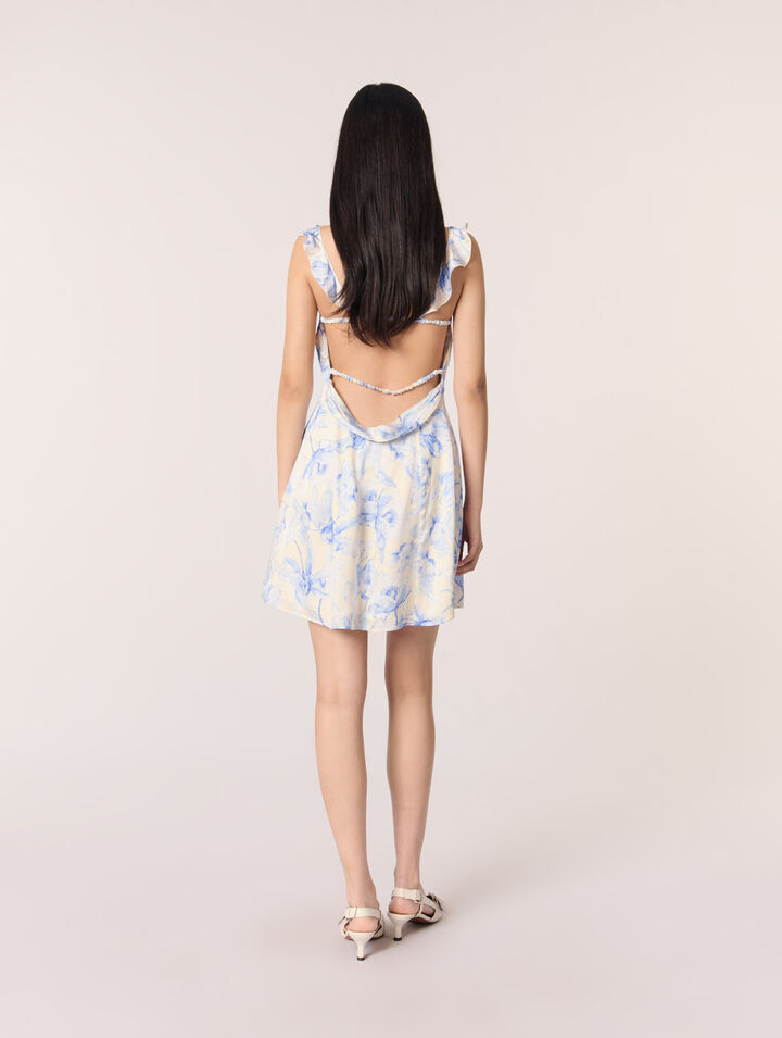 Short patterned dress