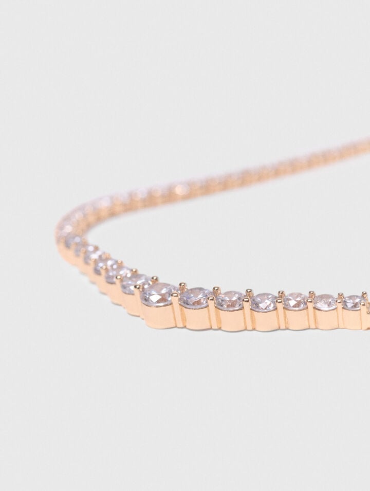 Cascade diamant&eacute; necklace
