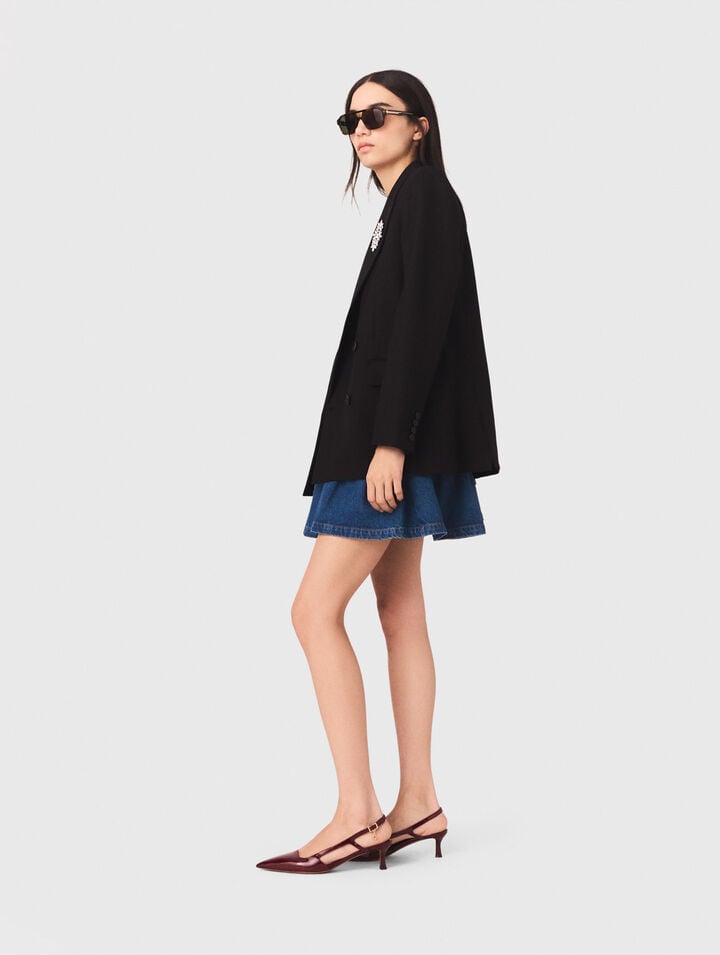 Veste &agrave; double boutonnage