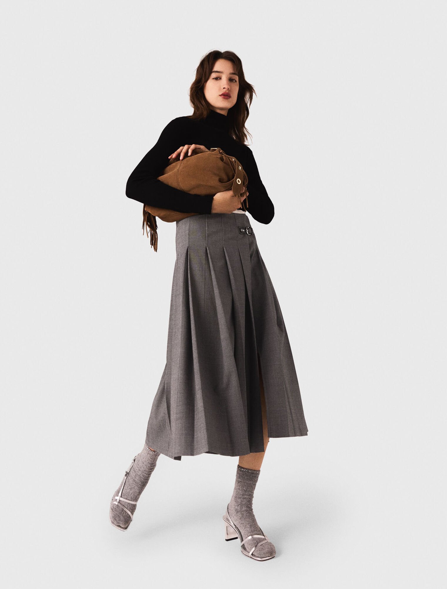 Jupe longue à plis Jupe longue à plis