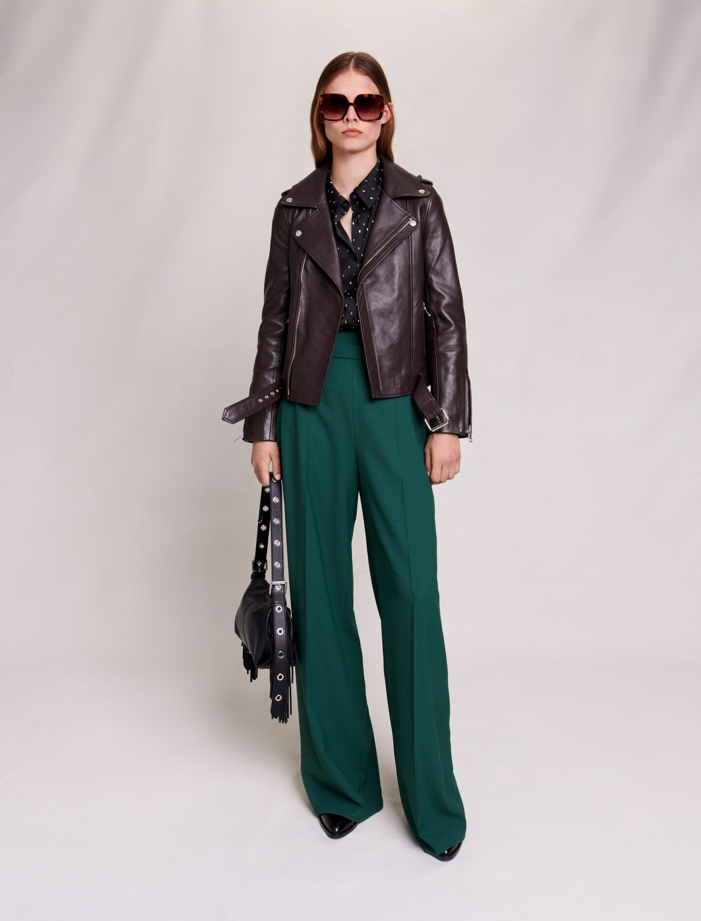 Maje veste cuir 2025