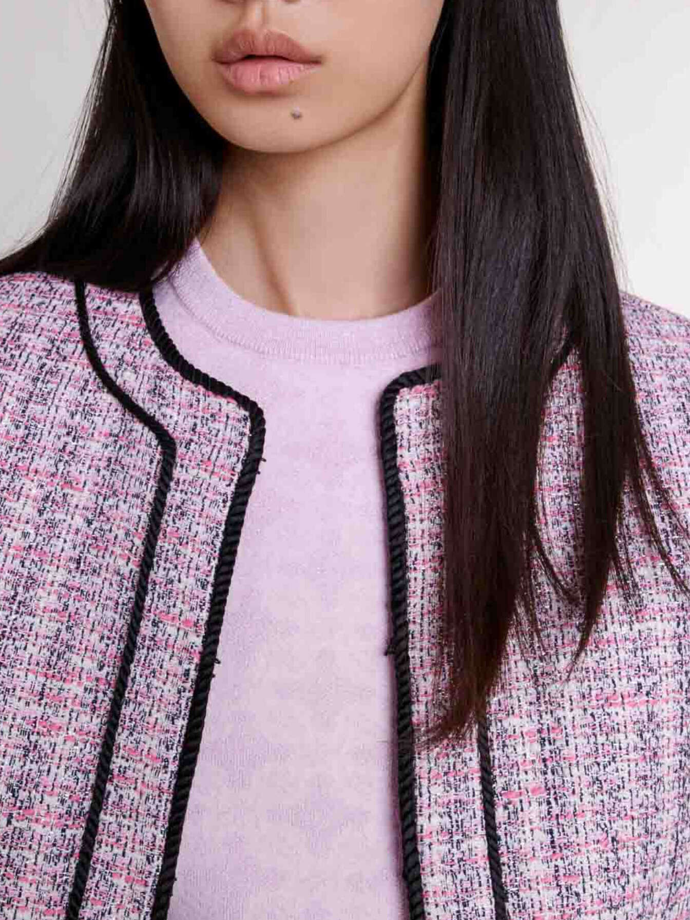 ジャケット・アウター Herlipto pink petal Grace Tweed Jacket S 2025年最新】Herlipto レディース Gジャン・デニムジャケット