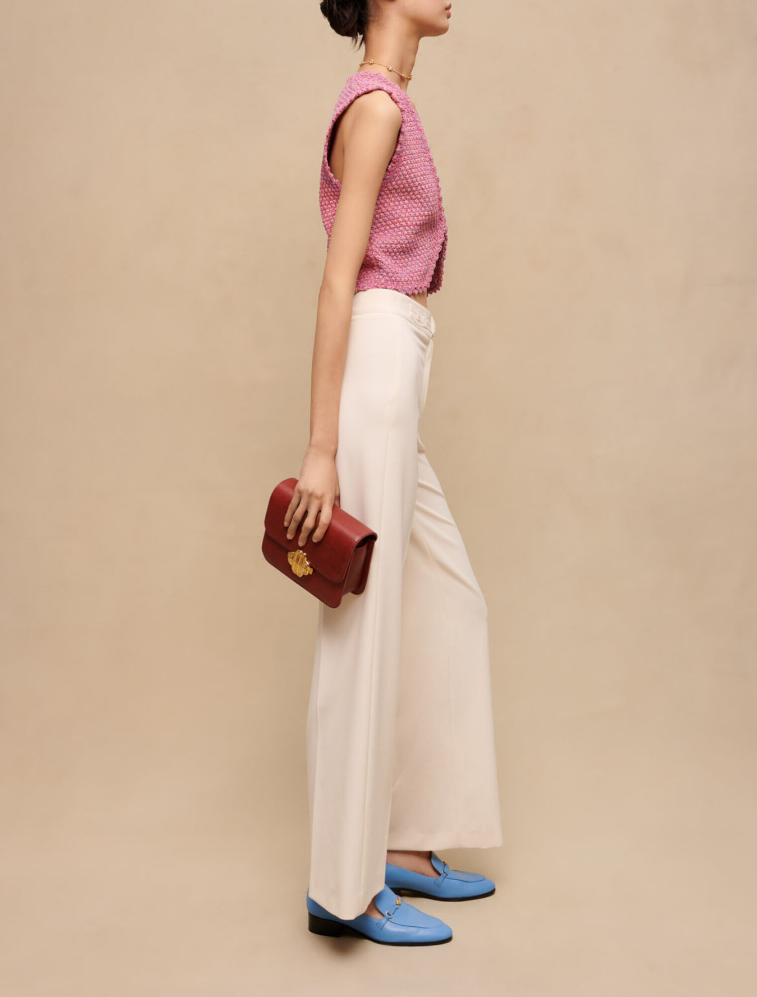 Pantalon de tailleur large