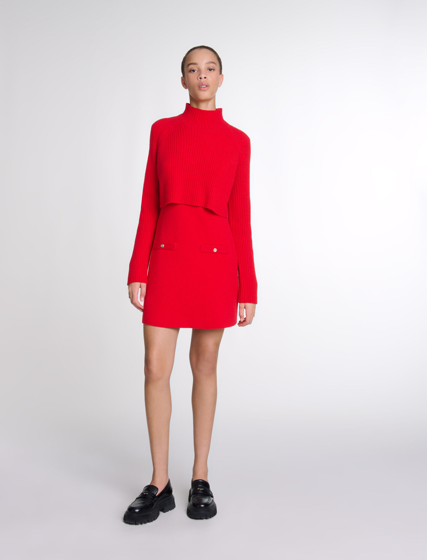 Robes rouges courtes on sale