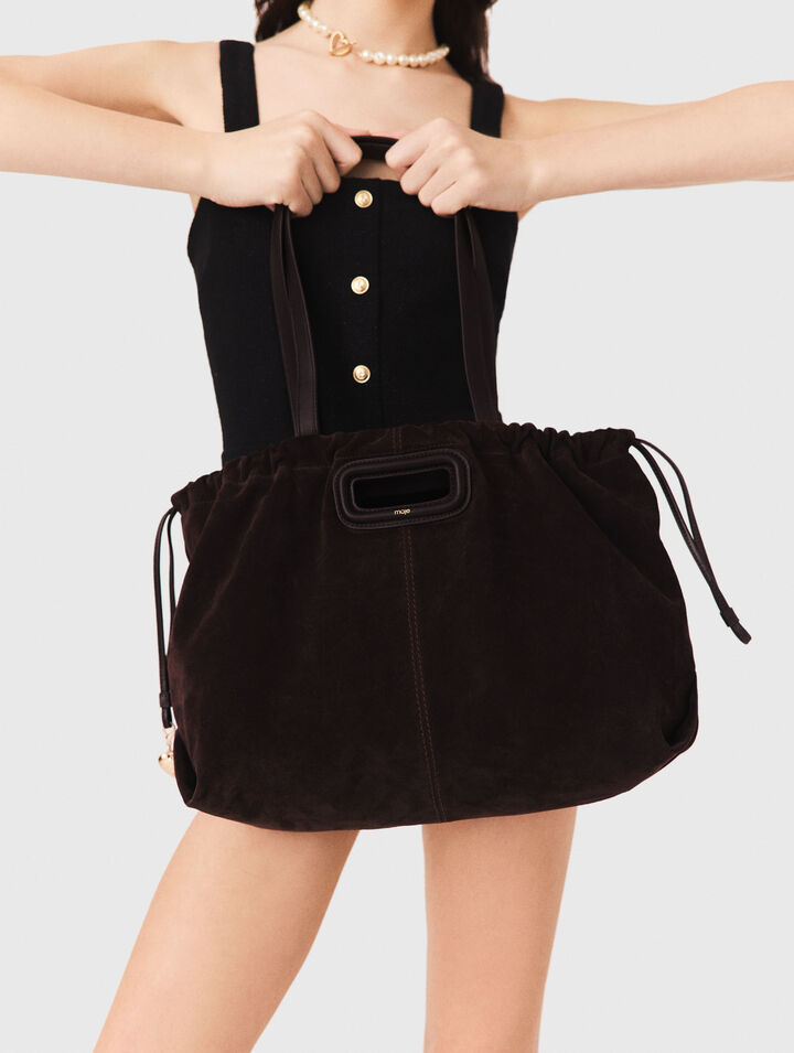 Suede Milpli tote bag