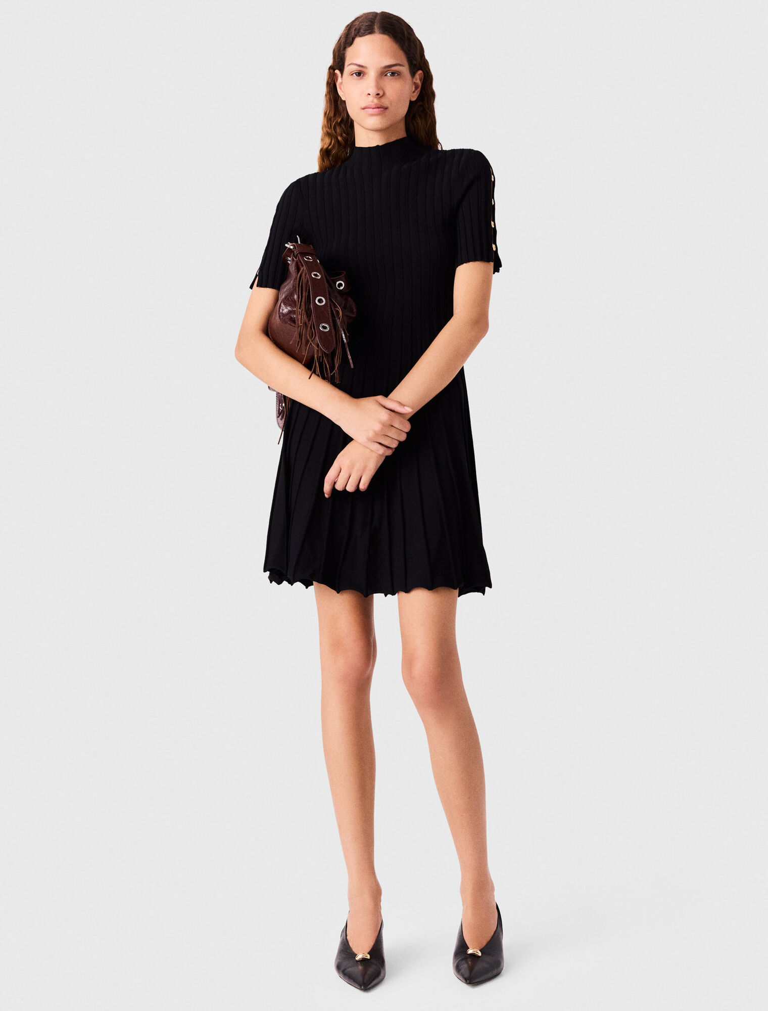 Short knit dress
