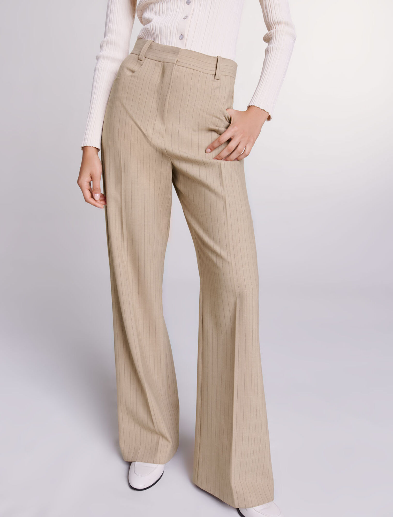 Pantalon taille haute