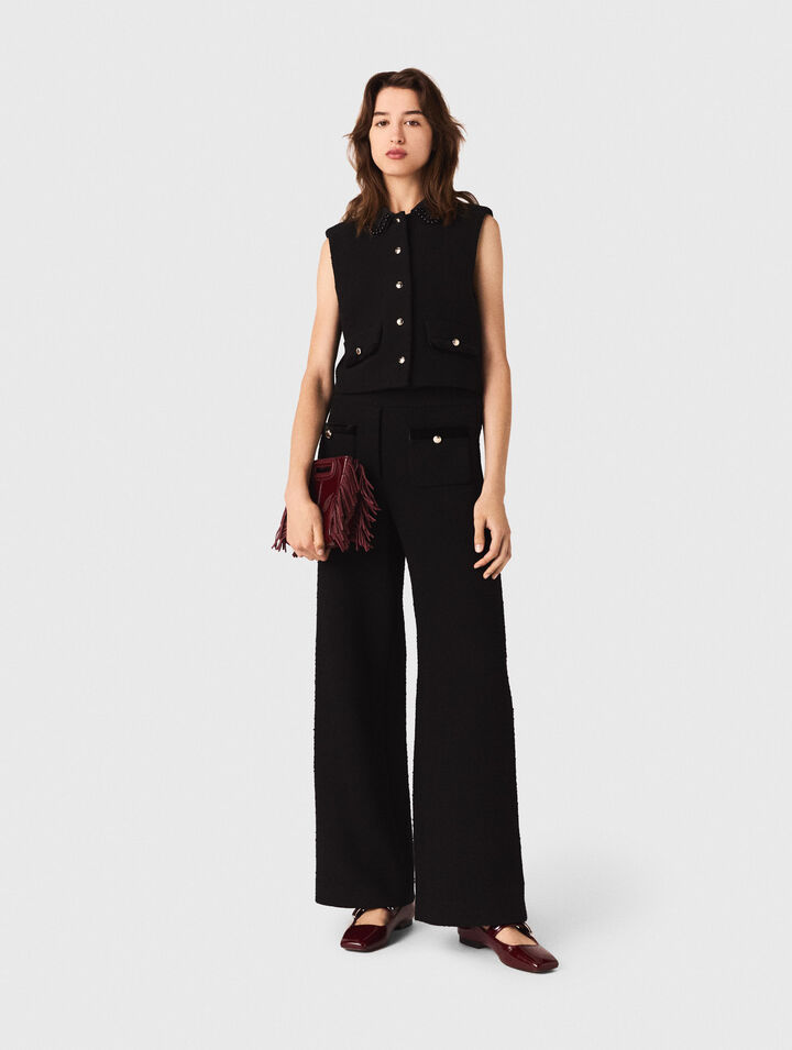 Pantalon en tweed
