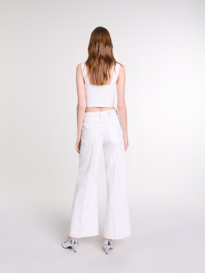 Knit crop top