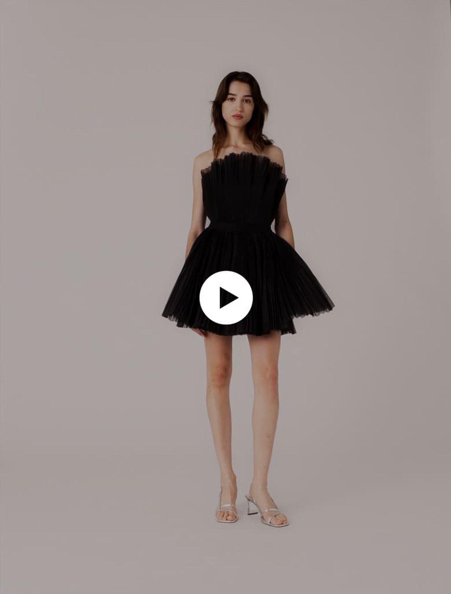 Tulle and organza bustier dress Tulle and organza bustier dress