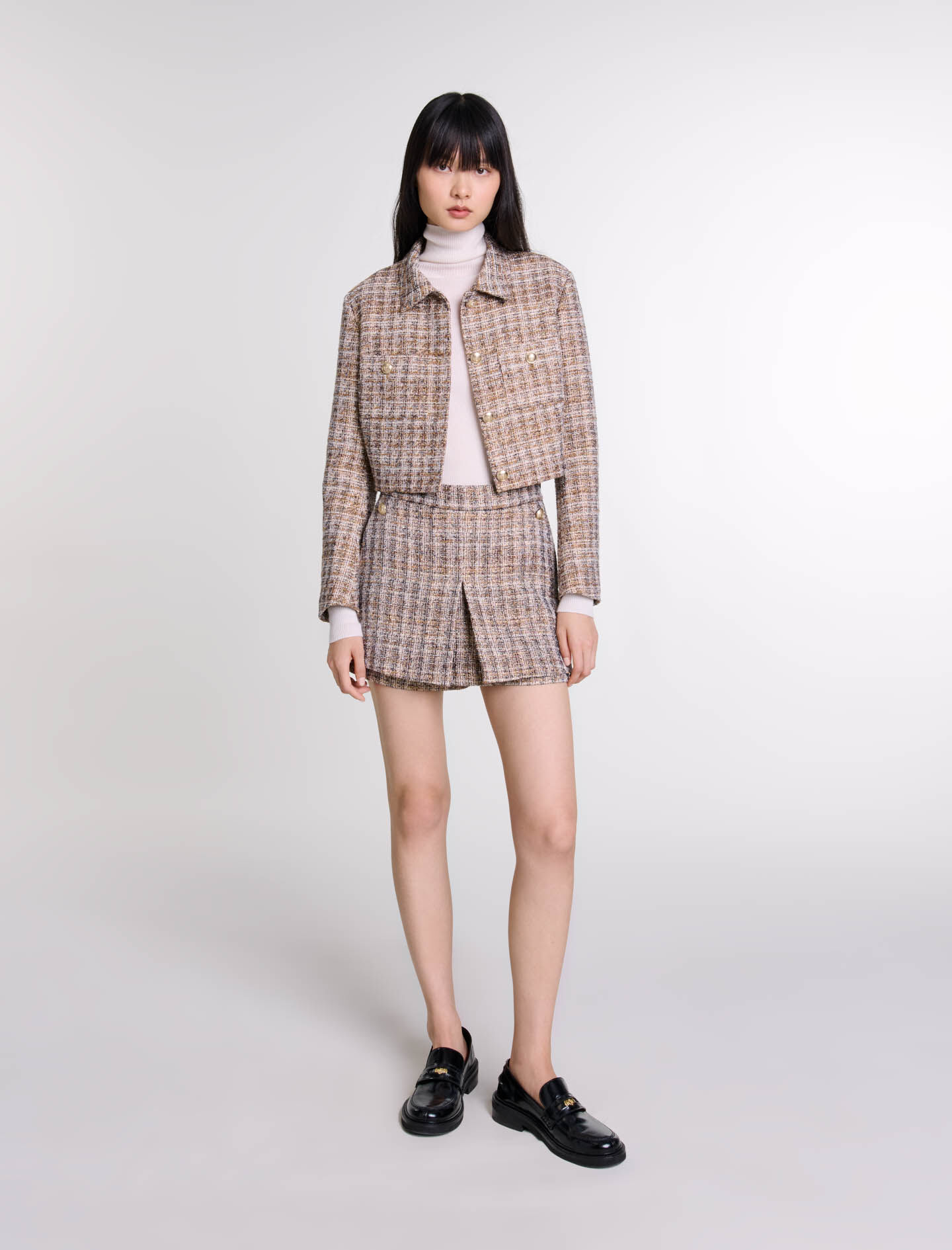 maje★Veste courte en tweed ジャケット Short tweed jacket