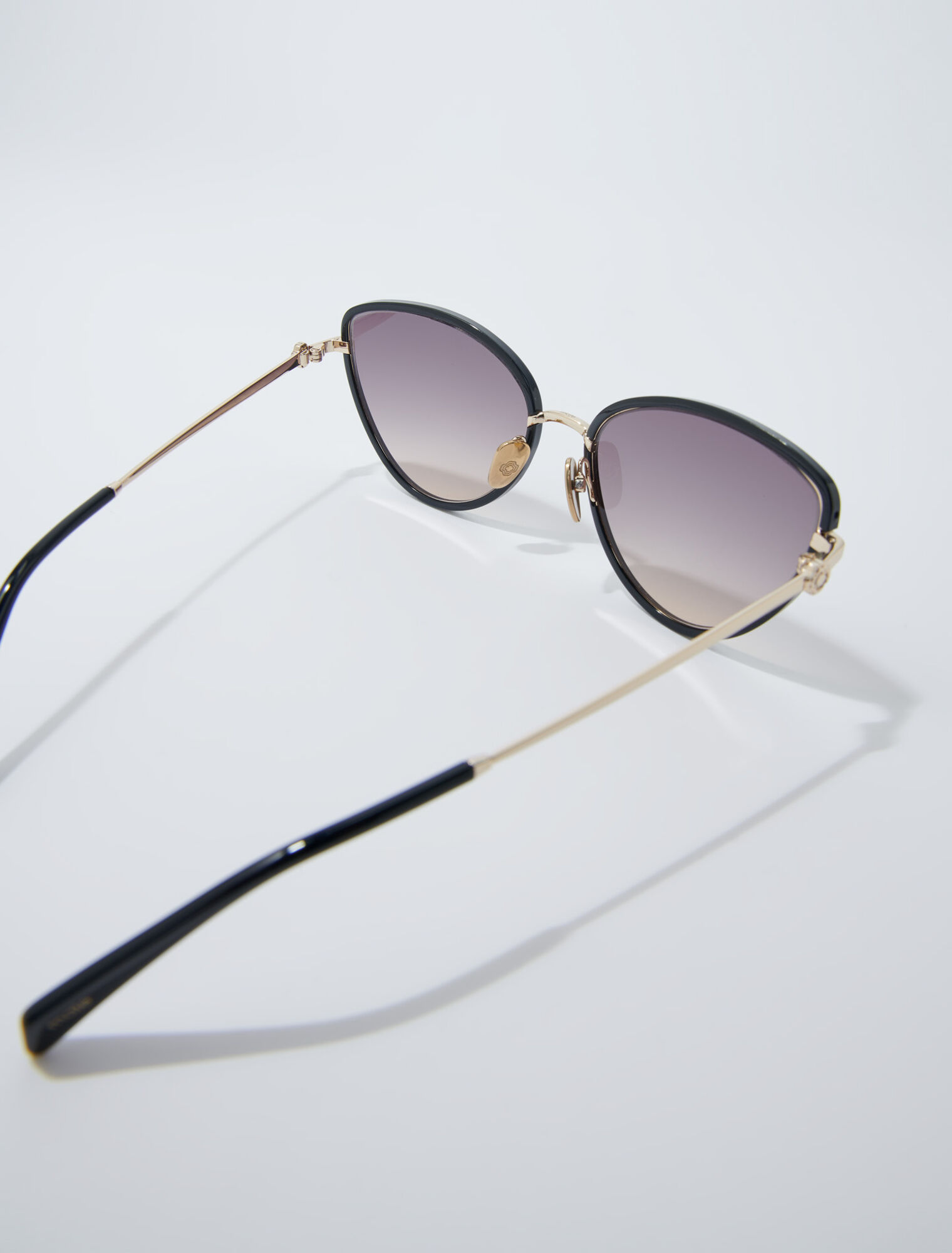 Lunettes cat eye en métal