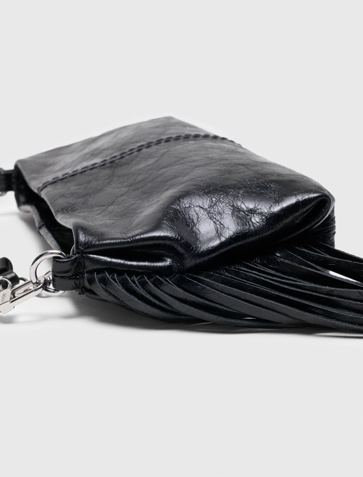 Patent leather Miss M clutch bag
