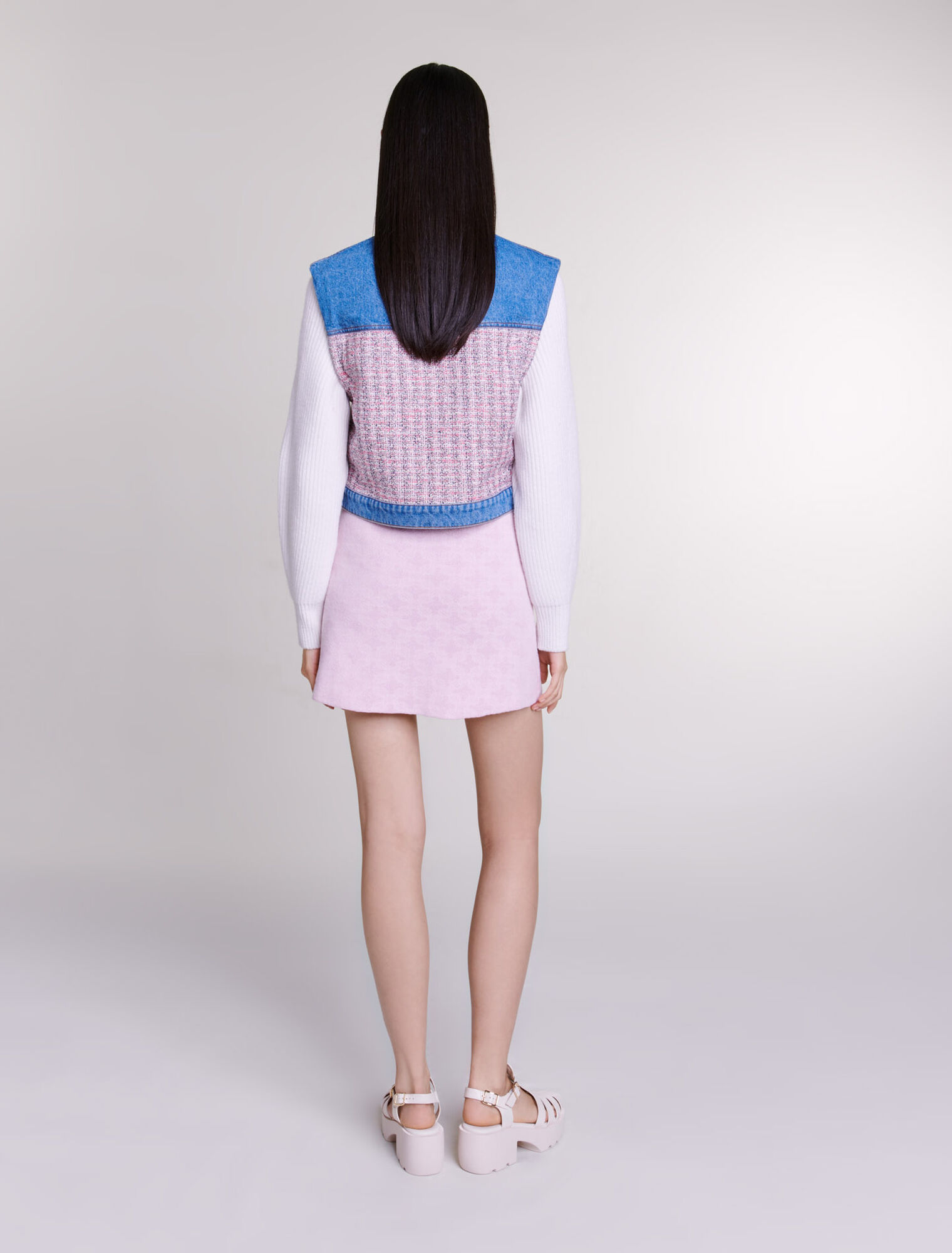 Jupe en maille jacquard