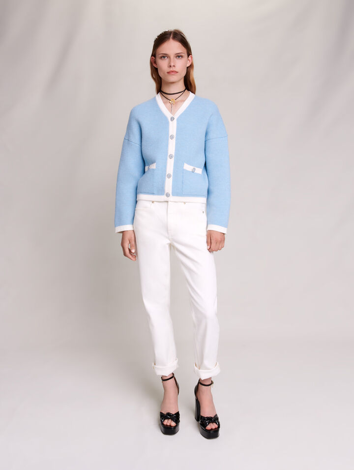 Knit cardigan