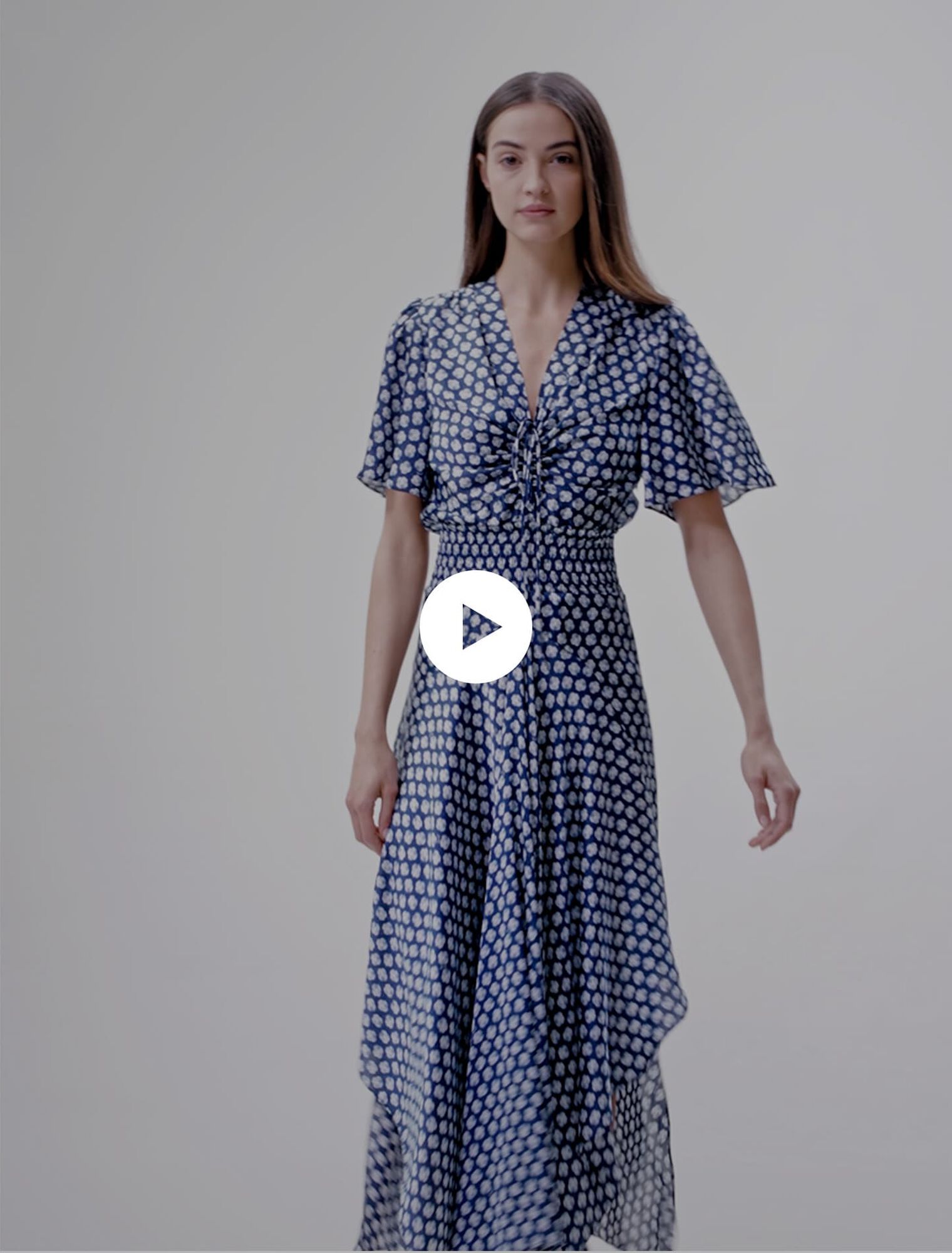 Robe longue imprimée