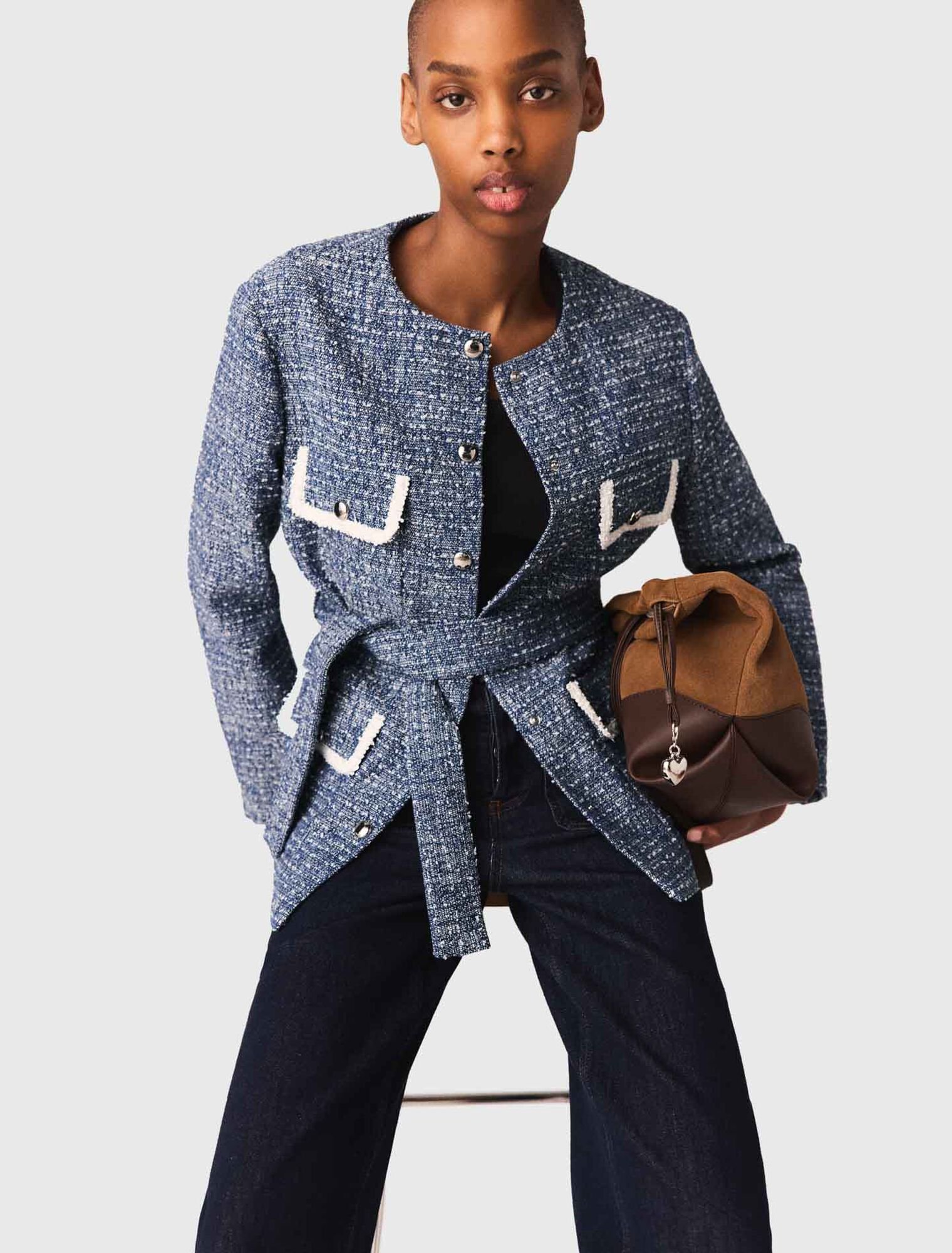 4-pocket tweed jacket