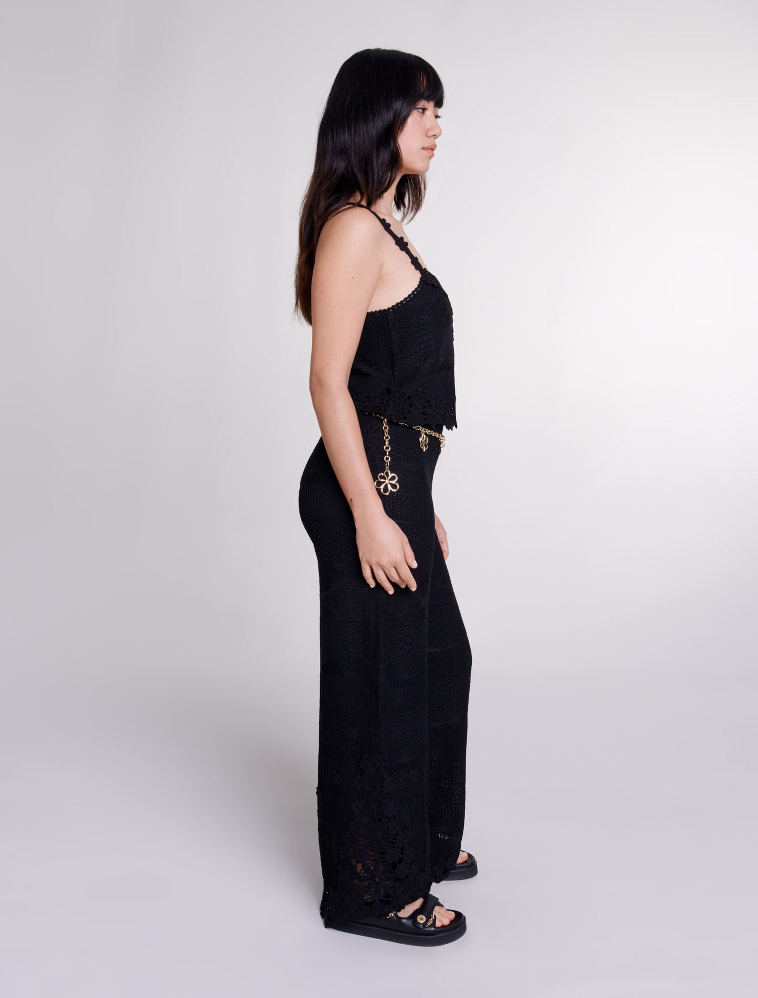 Pantalon en crochet