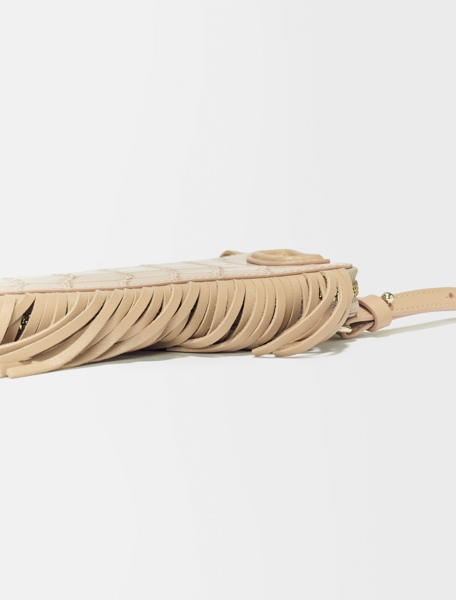 Embossed leather M phone case