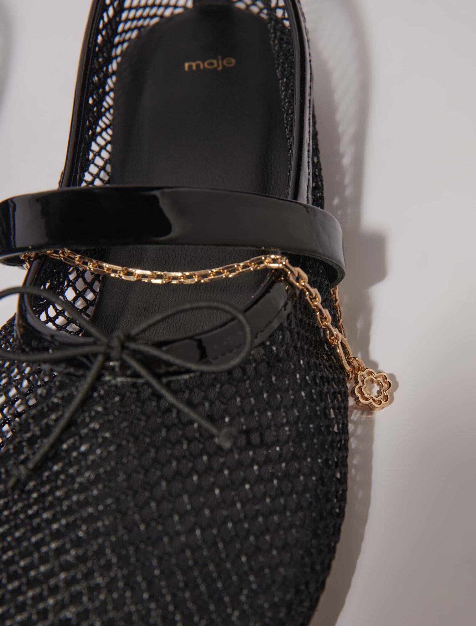 Ballerines en textile mesh
