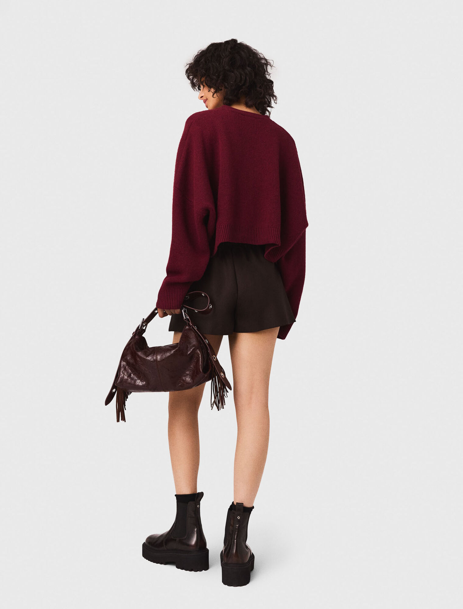 Paneled skort