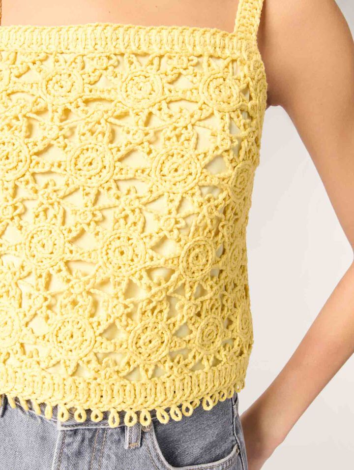 Top en crochet