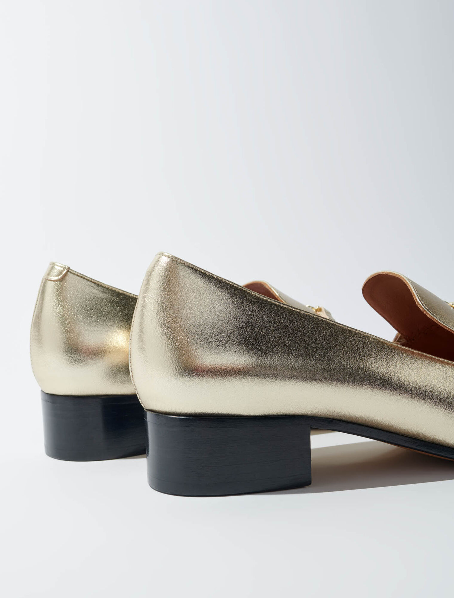 Leather loafers