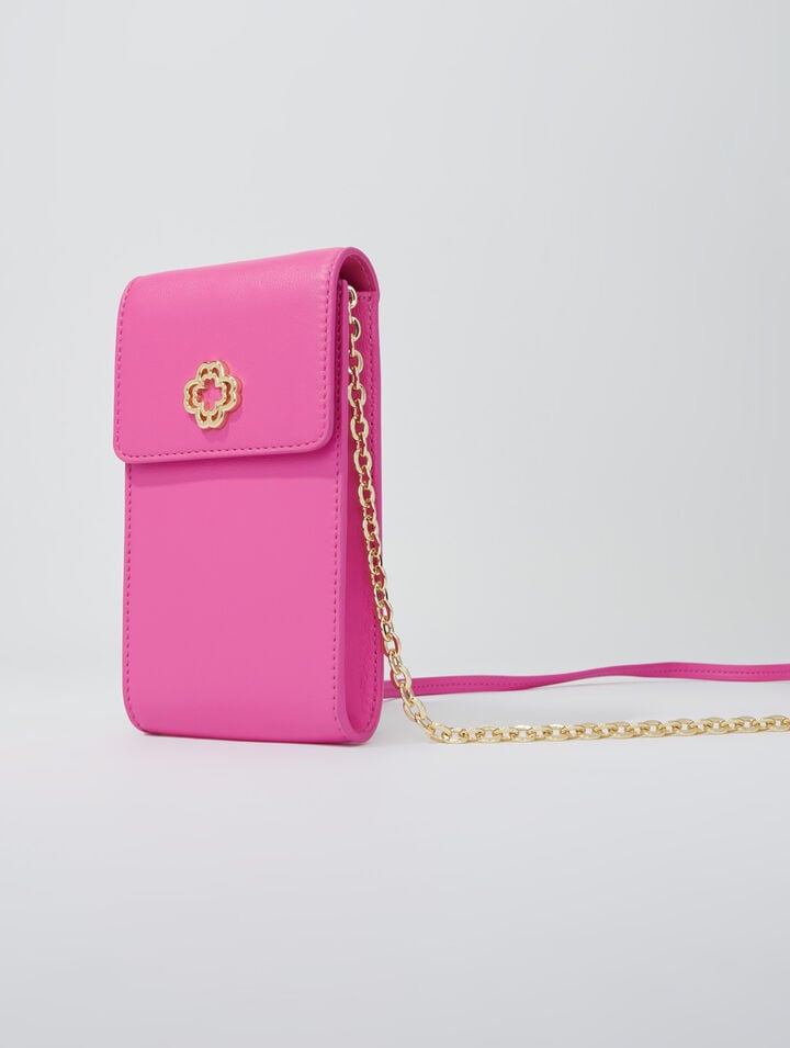 Pochette de téléphone en cuir