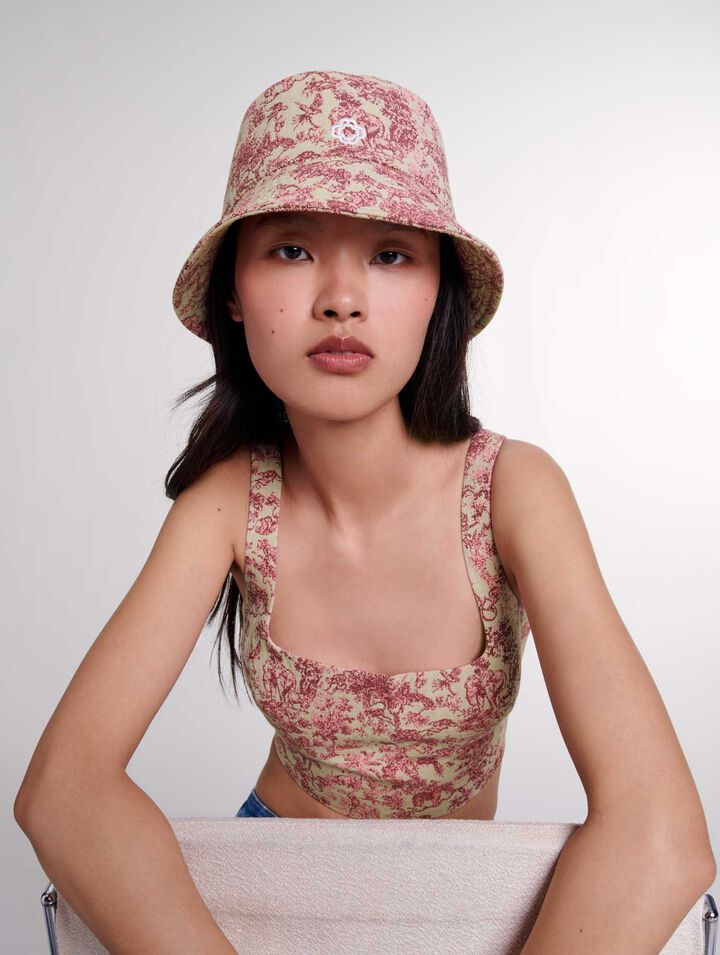 Bob en coton imprimé