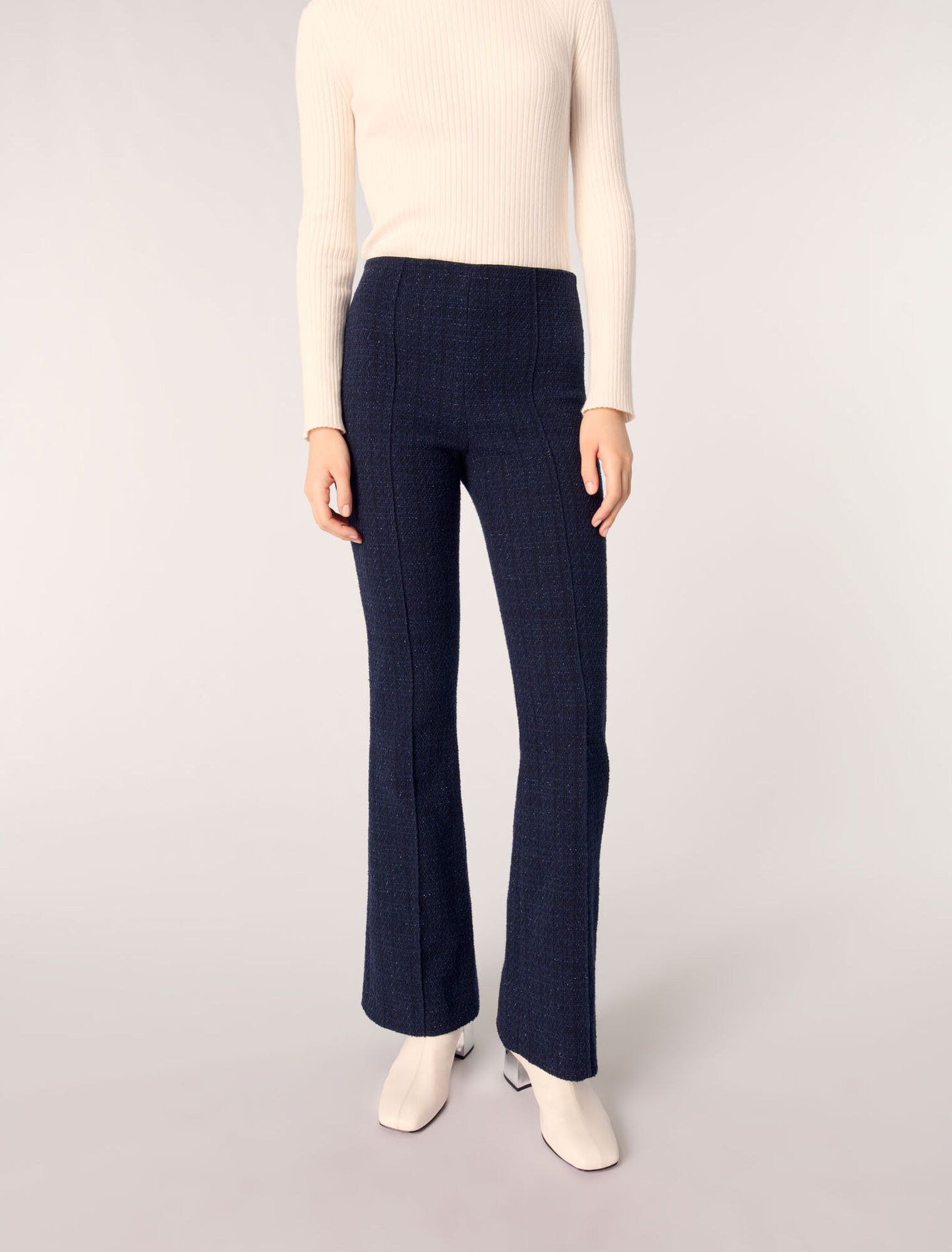 Pantalon en tweed