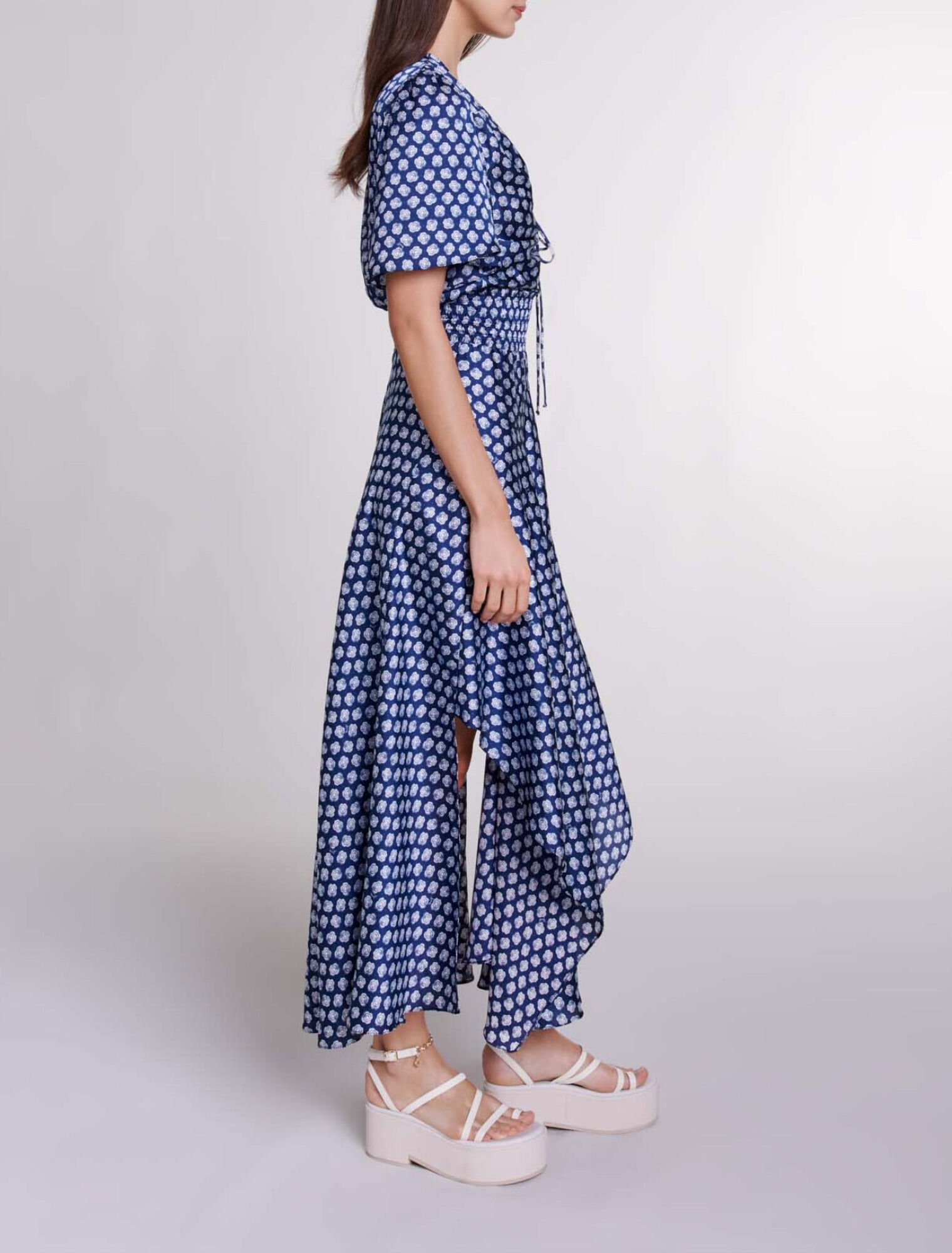 Robe longue imprimée