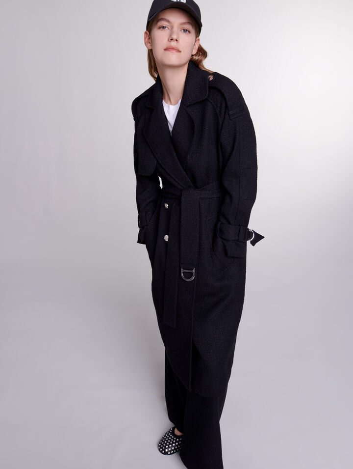 Trench en tweed