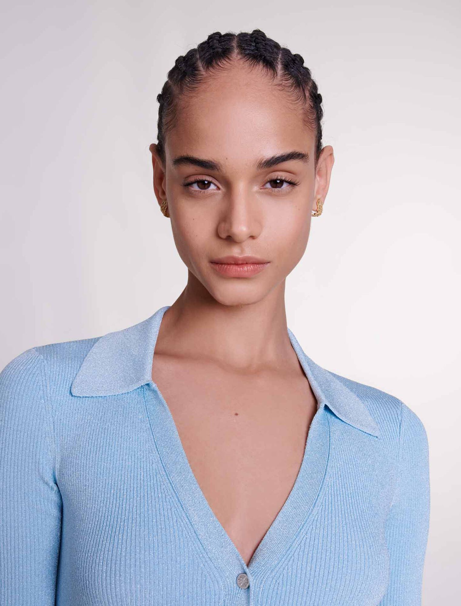 Robe courte en maille