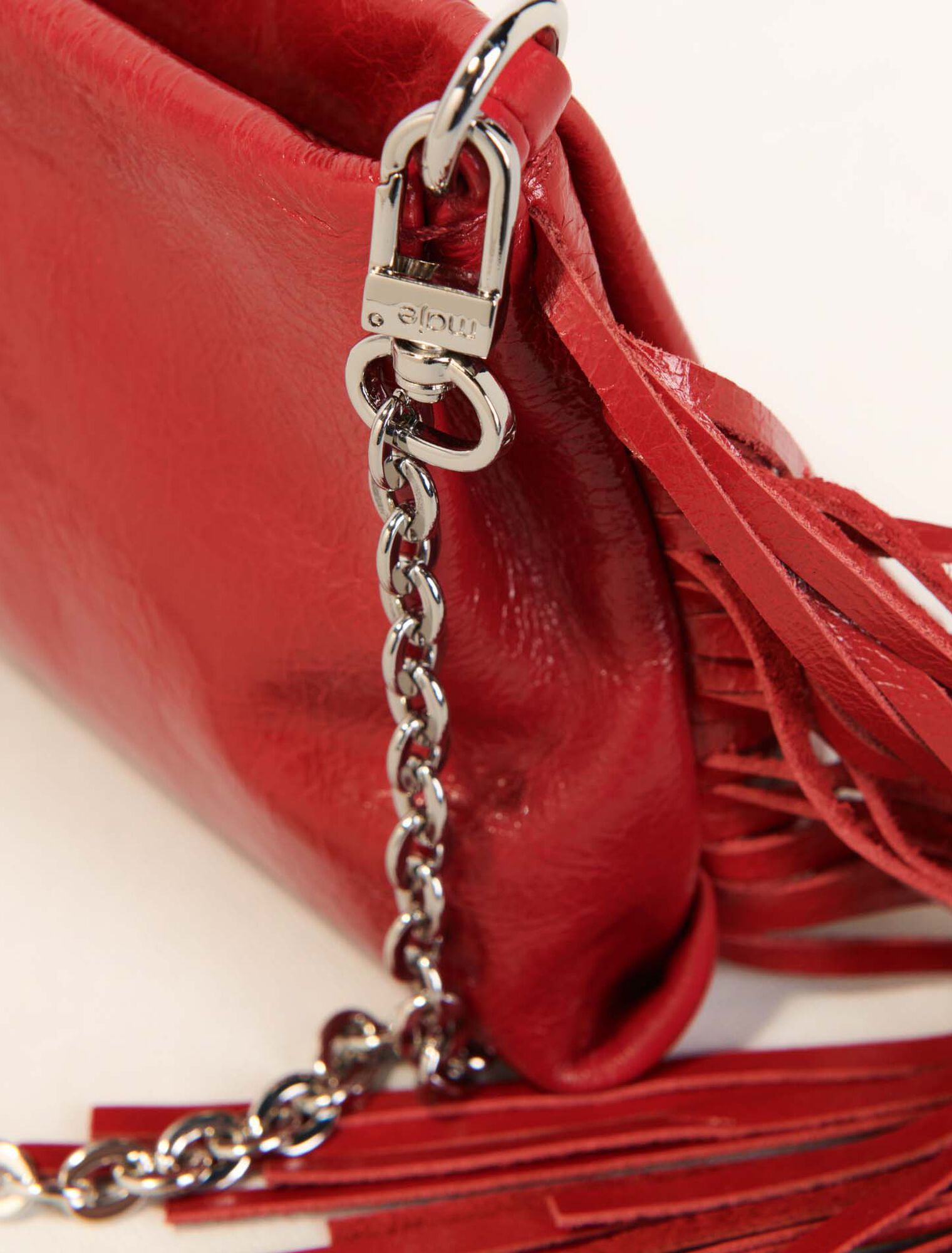 Pochette Miss M Pouch en cuir verni