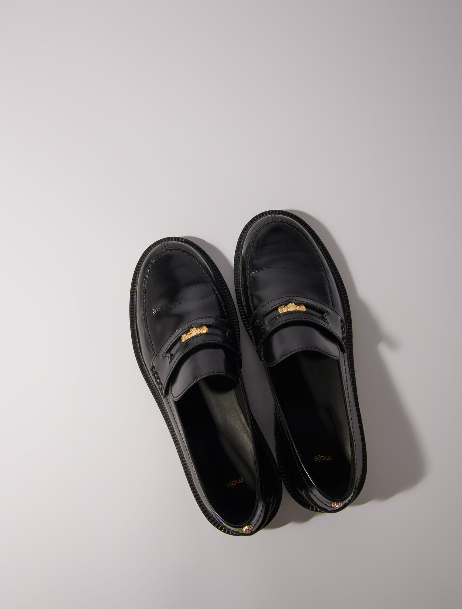 Leather loafers