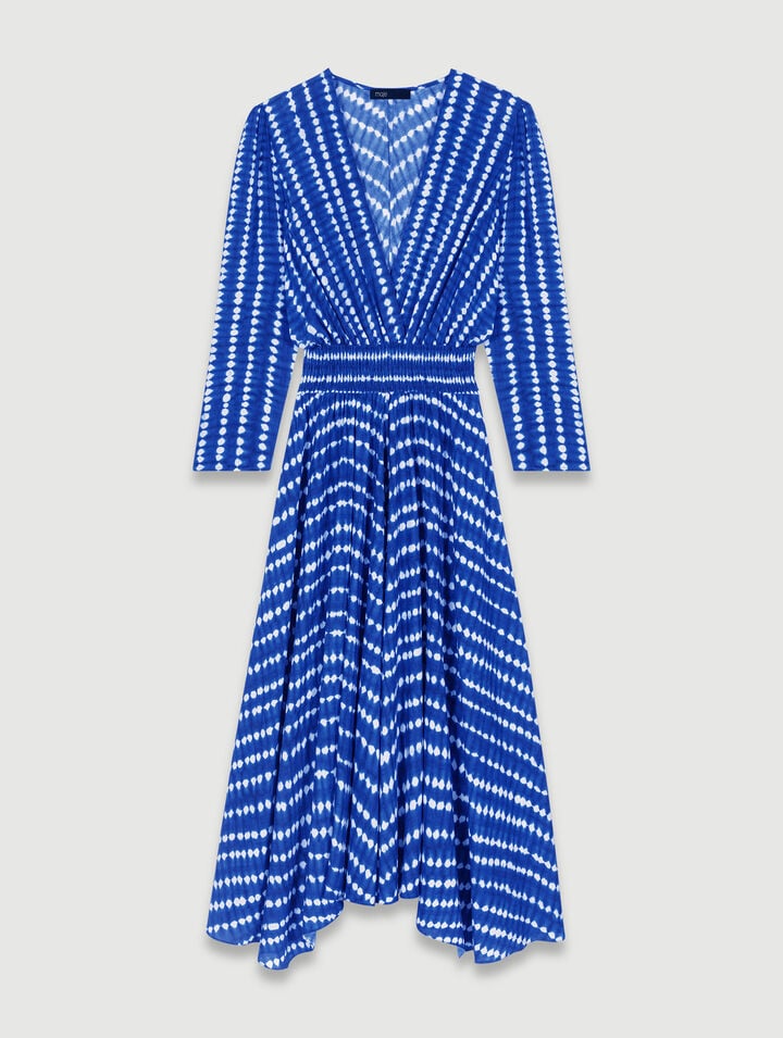 Robe longue asymétrique