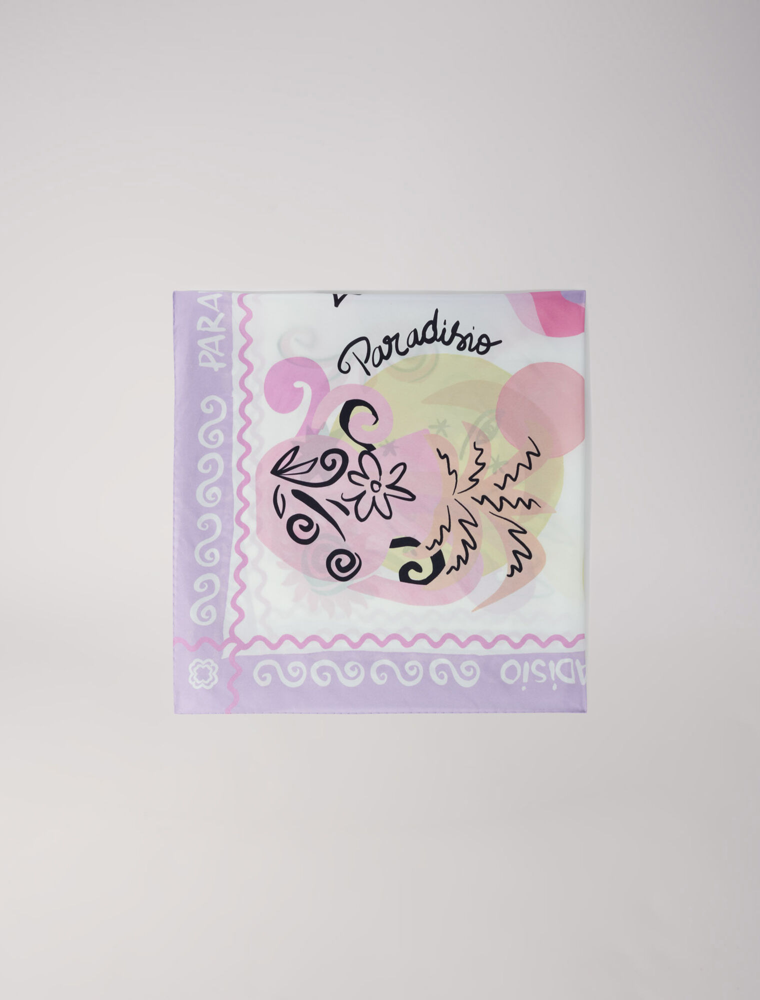 Foulard en soie Paradisio