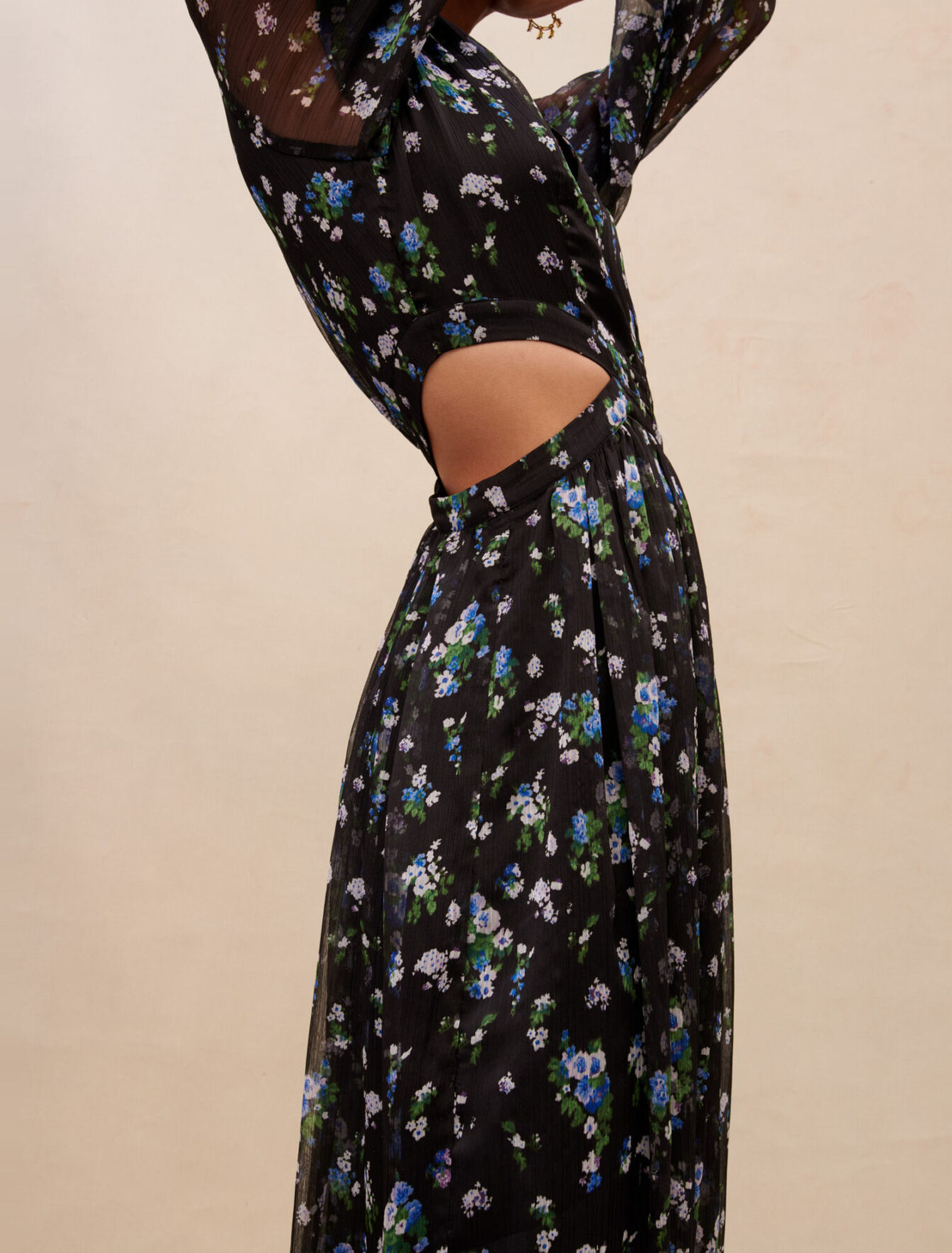 Long cut-out dress