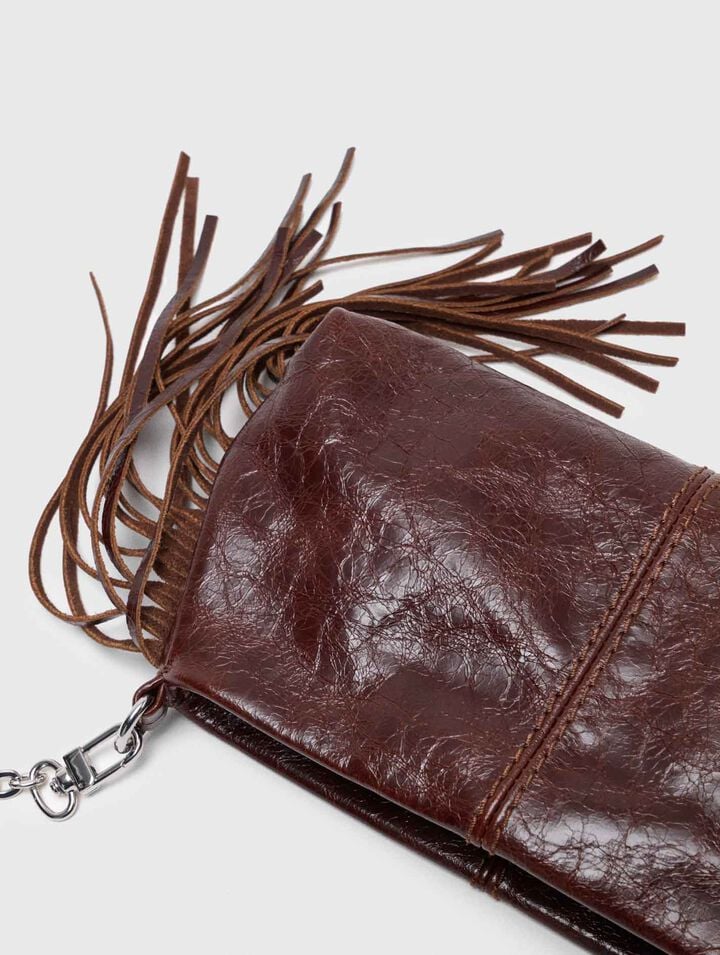 Pochette Miss M pouch en cuir vernis