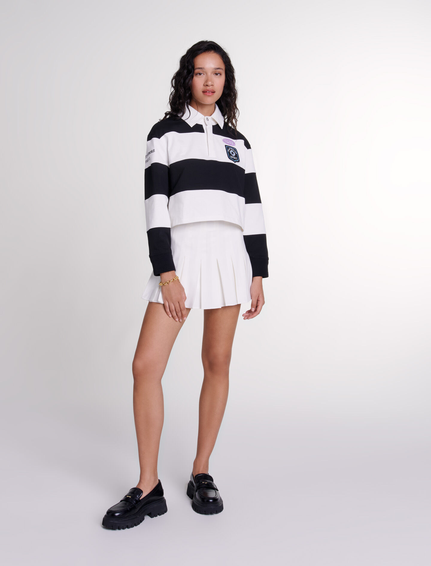 Maje white sweater store