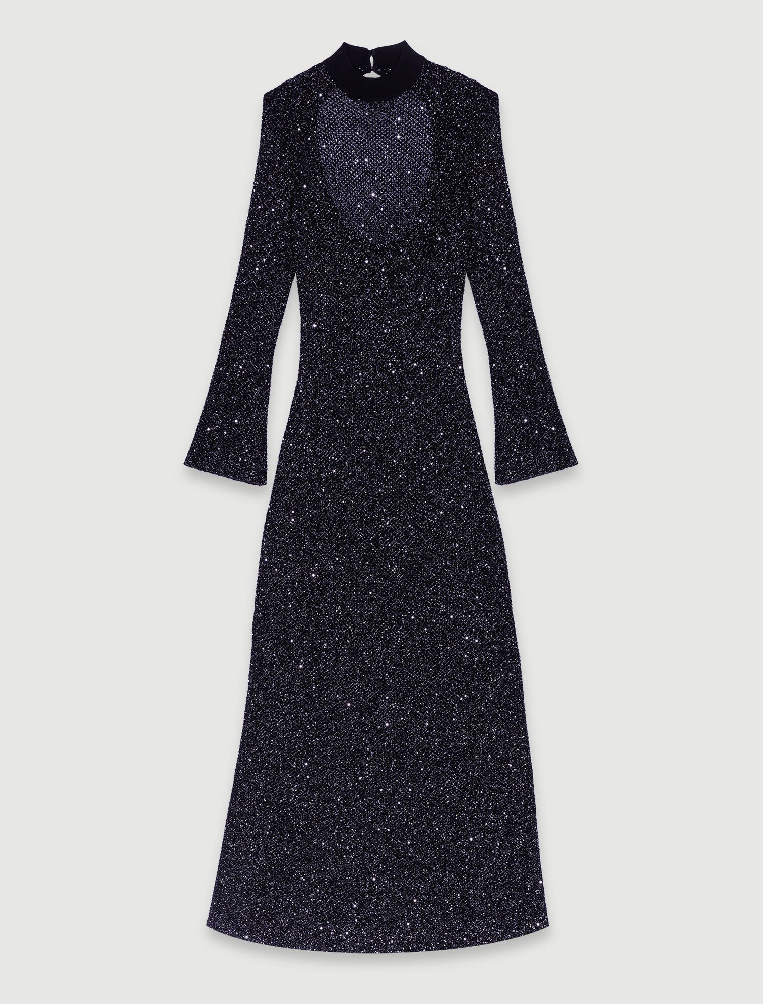 Robe longue en maille