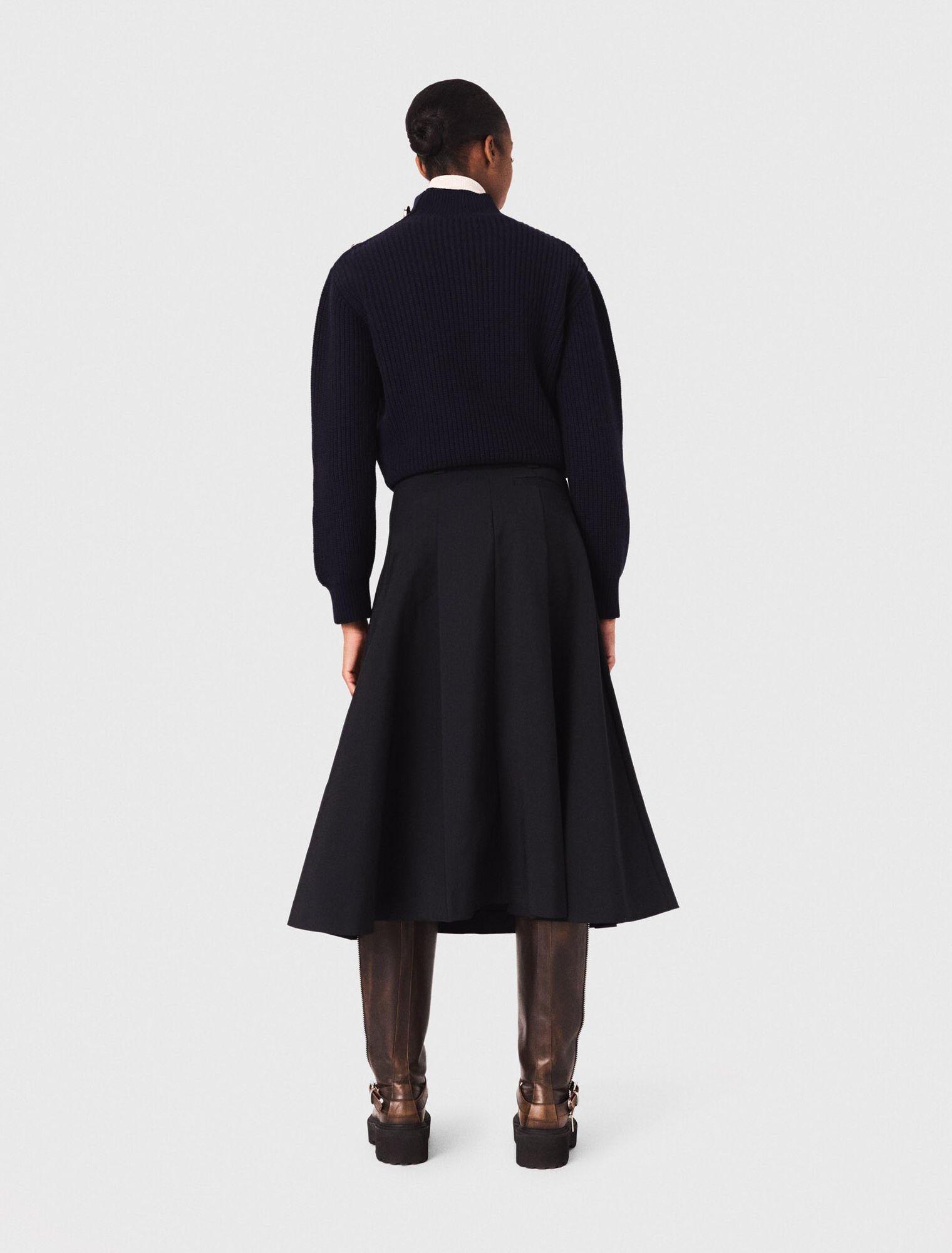 Wool roll-neck jumper