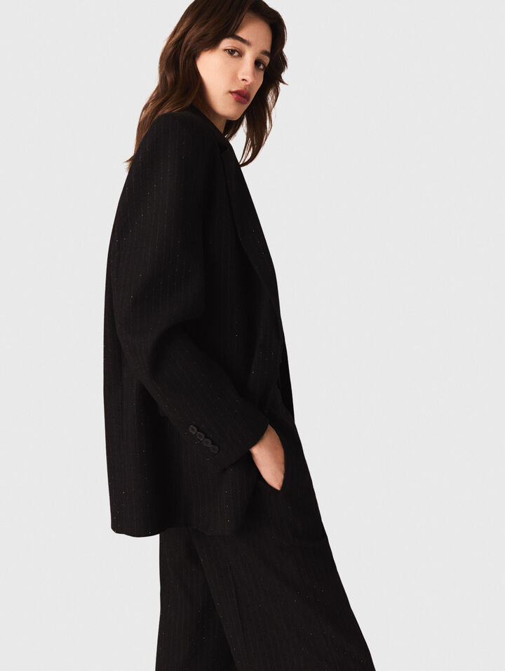 Veste de tailleur à strass