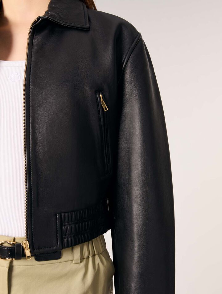 Leather jacket
