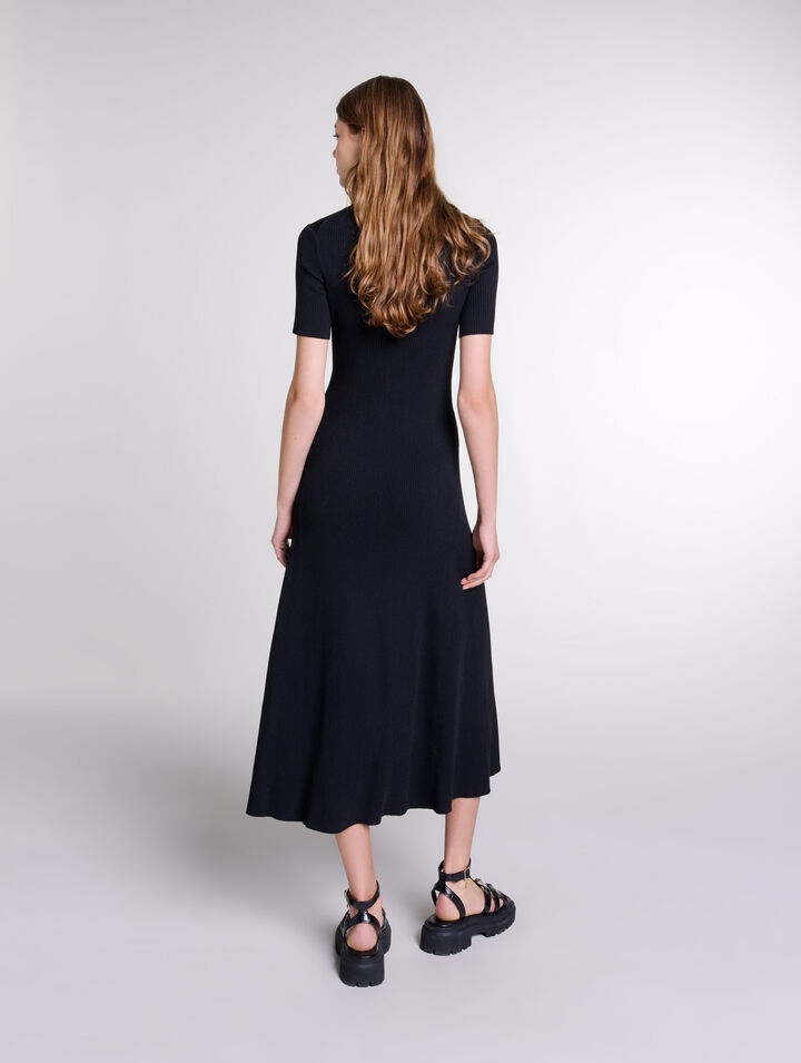 Knit maxi dress